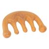 Naturholz Kamm mit breiten Zinken Kopfhautmassage Holzkopfhautkamm für Kopf, Nacken, Schultern, Hände und Arme