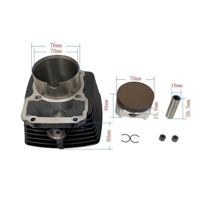 Big Bore Cylinder Block 70Mm Engine Replacement Kit For Veloci Xeverus For C G300 CG 300Cc 16Mm Pin Motorcycle