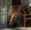 Gradient Candy Color Slimming Pantyhose - Trendy Summer Stockings for a Flattering Look
