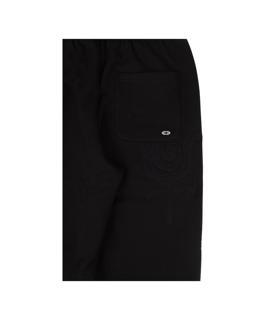 Ialtial [Non Brushed] Emanate Logo Jogger Pants Black