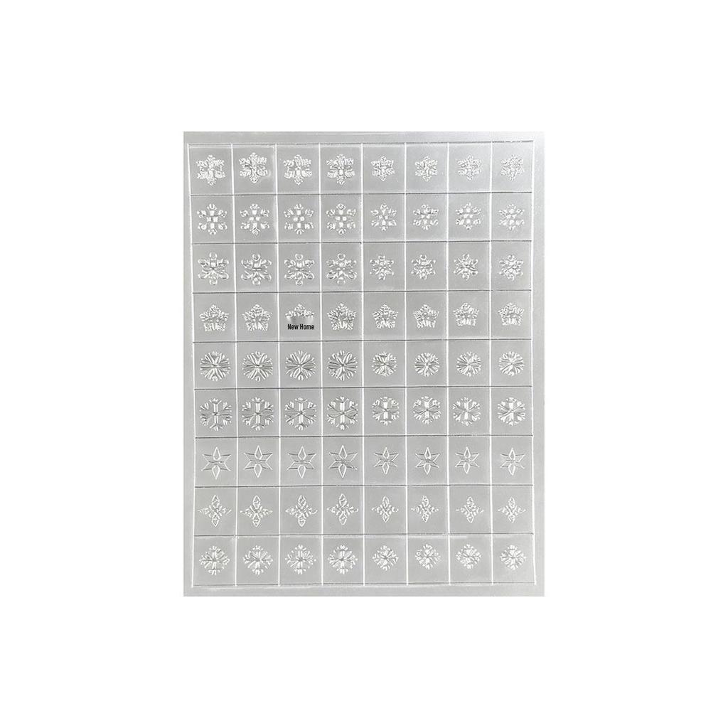 Autocollants Transparents Creux pour Nail Art: Étoiles, Rayons, Papillons, Cœurs, Colle à Patte, Pochoirs de Peinture en Spray