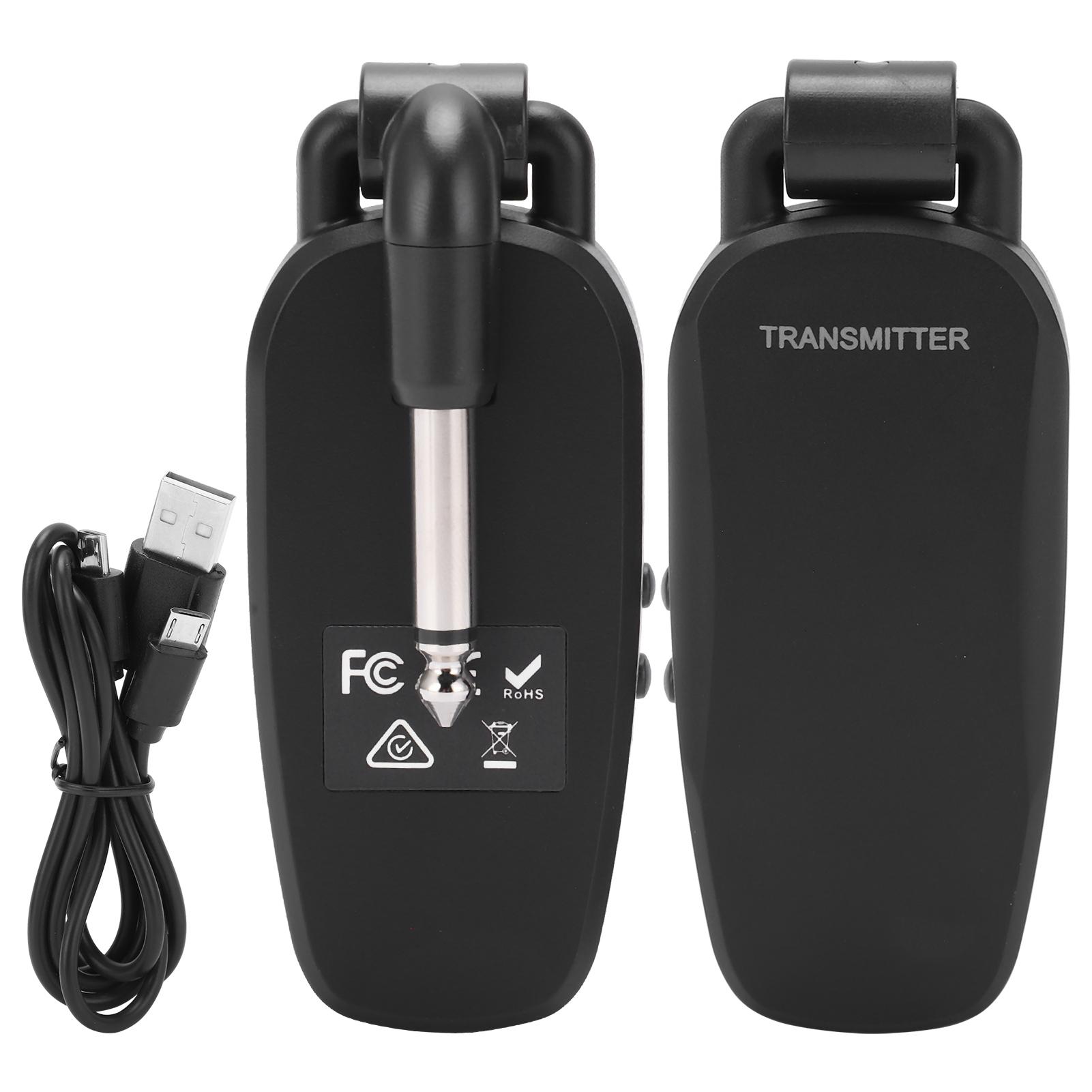 

Guitar Wireless Transmitter Receiver Digital Audio System Accessory for Bass Violin
