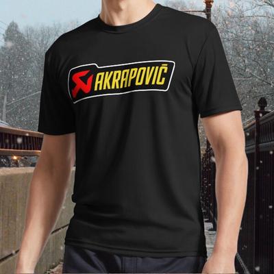 Neues Akrapovic Custom Classic Active Logo Herren T-Shirt lustig Größe S bis 5XL