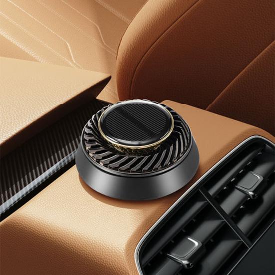 Ambientador de ar para carro Energia solar Auto Rotativo Difusor de óleo essencial Fácil instalação Aromaterapia Purificador de ar Acessórios