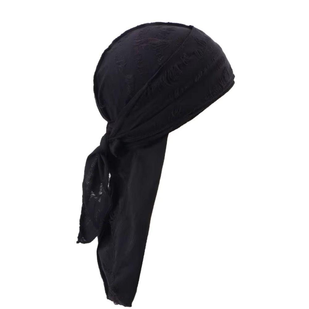 Cappello da Pirata a Coda Lunga in Cotone Fascia per Capelli Buco Bandana Punk Hip Hop Bandana Foulard Moto Bike