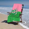 AKA Sorority Gifts for Women Girls 1908 Pink Green Inspired Positive Beach Towel Absorbent Bath Towel for Travel Swimming Sports