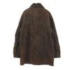 Made In Bulgaria Long Sleeve Mouton Coat S Brown Wool Women Used