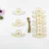 10 Pezzi Sagome di Legno a Forma di Cappello da Cowboy per Artigianato Fai-da-Te Ornamenti Western in Legno Non Verniciati per Pittura Decorazioni Natalizie Bomboniere per Feste