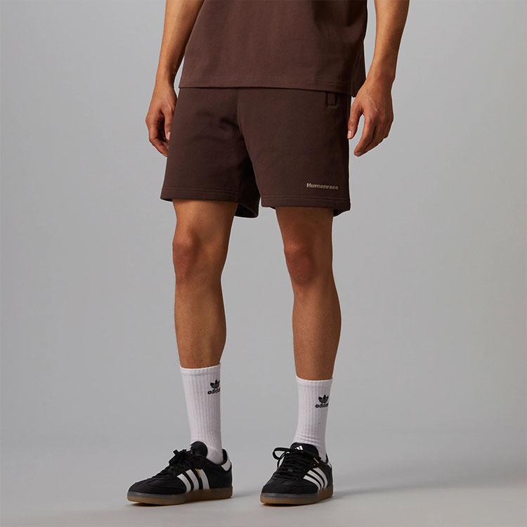 Adidas Originals Trefoil x Pharrell Williams Solid Casual Breathable Shorts Unisex Bottoms Brown HJ7066