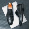Zapatos de cuero blanco y negro de primavera para hombre Zapatos de vestir de boda de alta calidad Mocasines de oficina de negocios zapatos de hombre Zapatos de diseñador de lujo