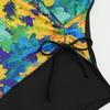 Large Size One-piece Swimsuit Women's Printed Tight Sexy