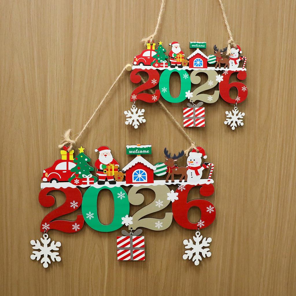 Christmas Tree Ornaments With Density Board Material For Holiday Home Decor