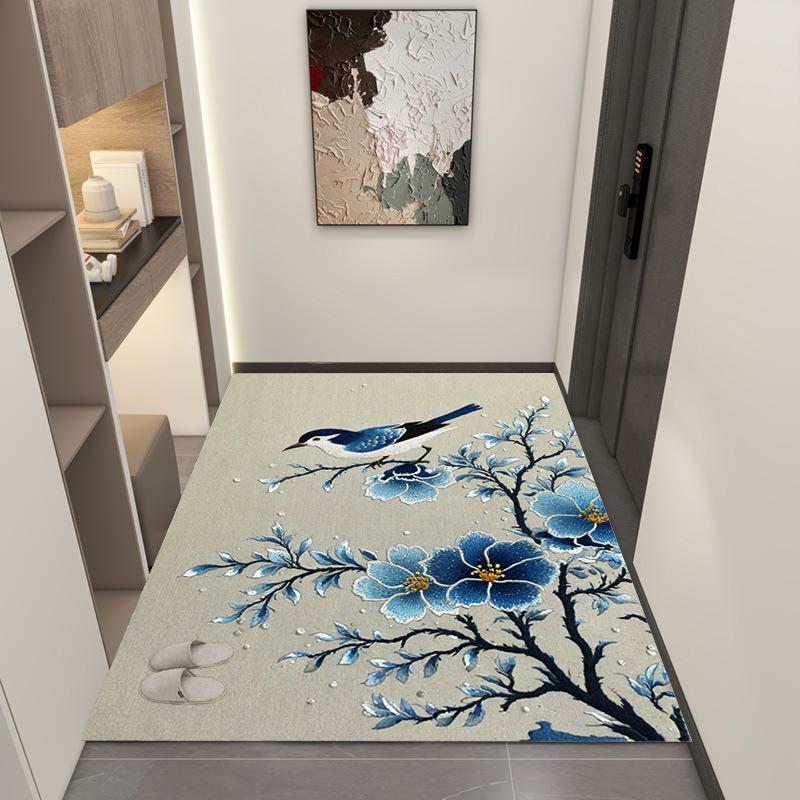 Chinese Style Floor Mat Entrance Door Entrance Foyer Foot Mat Anti Slip Carpet Door Mat Entrance Door