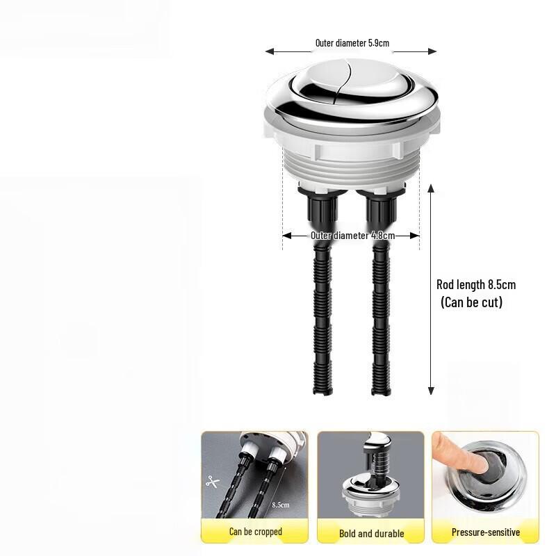 ABS Toilet Tank Flush Button