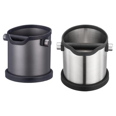 Caixa de Descarga de Café Expresso de Aço Inoxidável Caixa de Descarga de Resíduos de Café Expresso Balde de Resíduos para Máquina de Café Removível para Barista