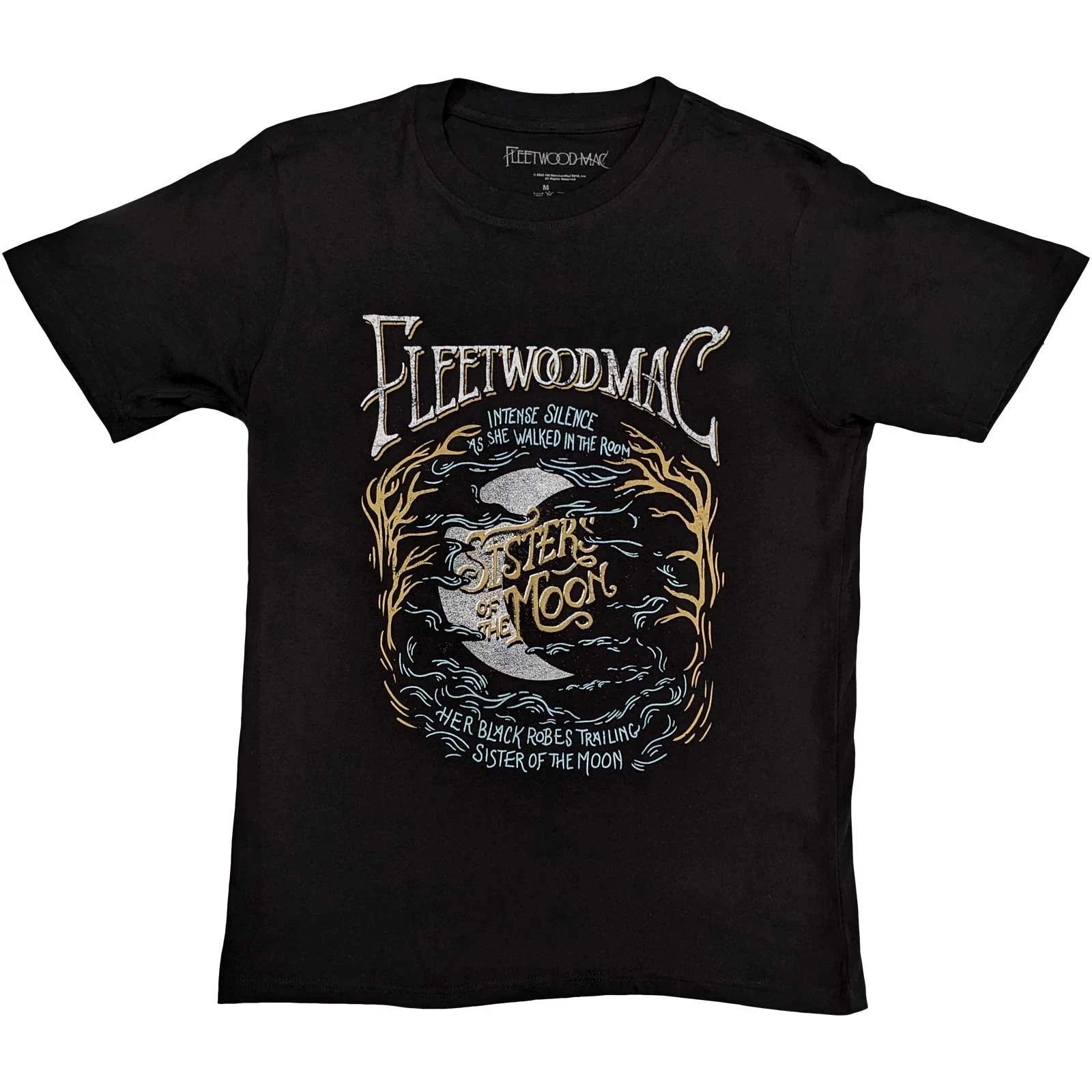 

Fleetwood Mac Sisters of the Moon Official Merchandise 100% Cotton T-shirt Mens Tees Top M/L/XL New L