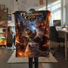 Baldur's Gate Print FlAannel Blanket, High quality Comfortable for All Seasons, Home Decor, Warmth and Comfort
