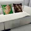 Niedliche Hamster Kissenbezüge Heim Bettwäsche Dekorative Kissenhülle Hochzeit Superweicher Kissenbezug