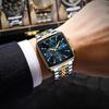 POEDAGAR Top Luxury Male Wristwatch Waterproof Luminous Stainless Steel Men Watch Chronograph Date Business Quartz Men's Watches