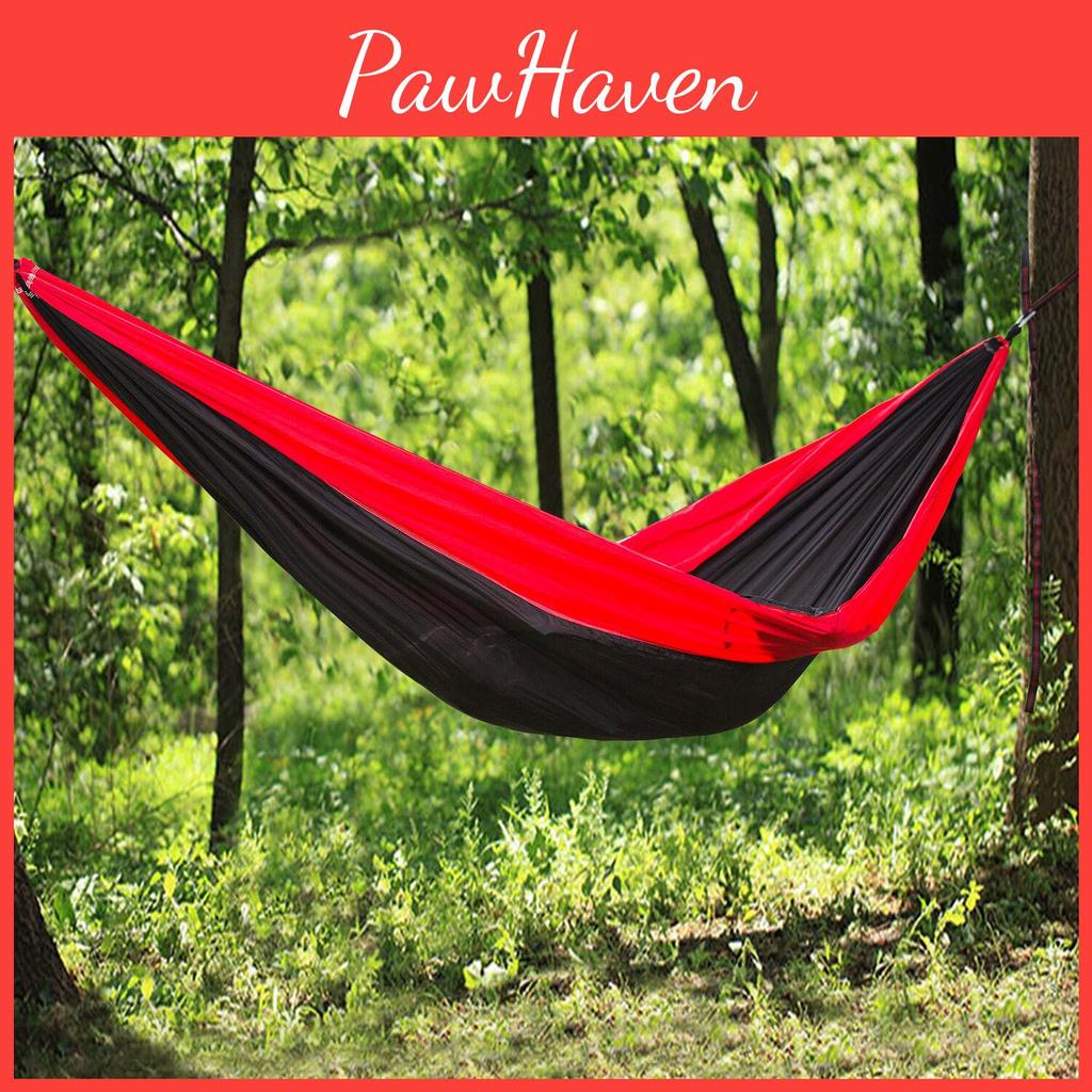 Double Person Parachute Nylon Hammock For Outdoor Travel And Camping**