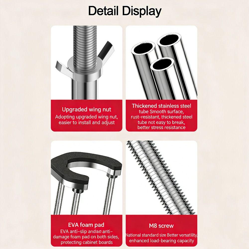 Multifunctional Undermount Sink Supports Washbasin Countertop Support Legs Cabinet Support