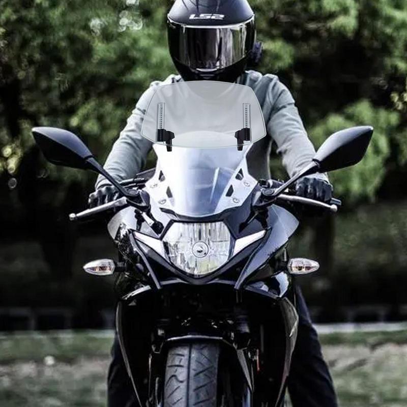 Windscreen Replacement Refitting Accessories Adjustable Windshield Replacement Flexible Motorcycle Wind Deflector