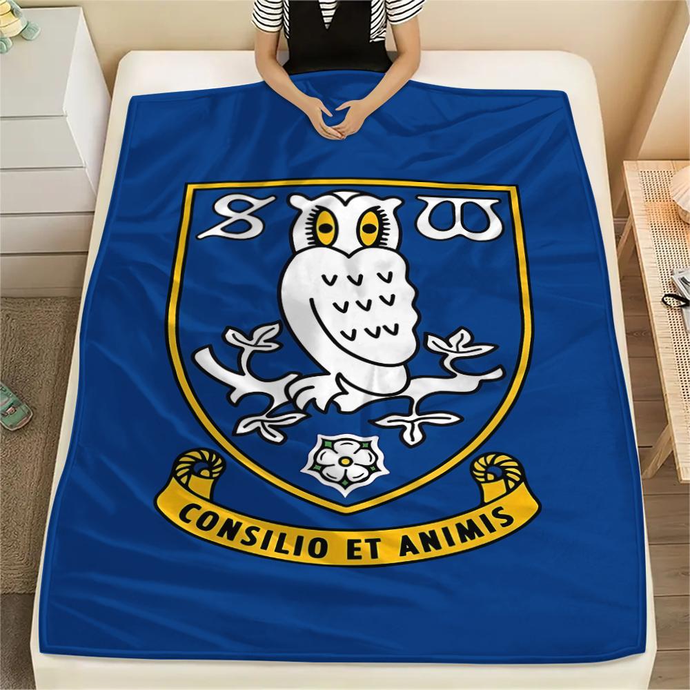 

1PC Sheffield Wednesday Football Club Print Flannel Blanket, High quality All Seasons, Home Decor, Warmth and Comfort, Perfect for Christmas Gifts 80cm x 120cm