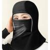 Winter Face Mask Hooded Hat With Elastic Fleece Lining Design For Winter Cycling Hiking Skiining Outdoor Activity Hat