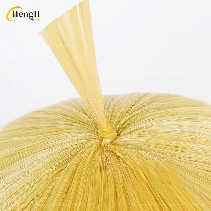 Ijichi Nijika Synthetic Hair Anime 80cm Long Yellow Ponytail Clip Cosplay Anime Wig Heat Resistant Hair Halloween Wigs