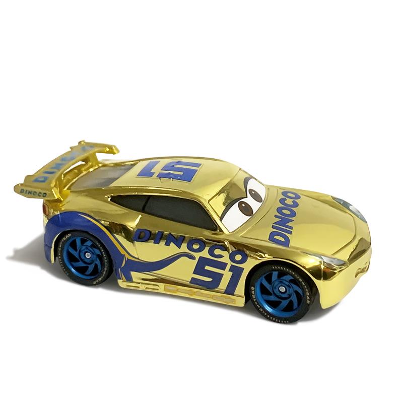 Pixar Auta 3 Bouřlivák Jackson Mickey Blesk McQueen Mack Modelové auto 1:55 Kovová slitina pro tlakové lití Auto Dětské hračky Dárky