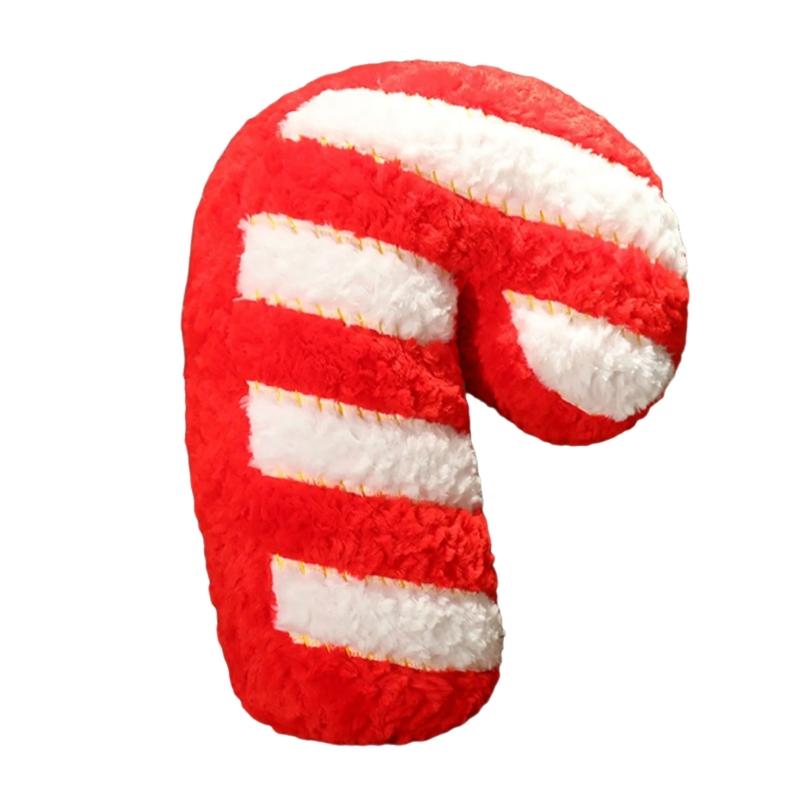 Plushie Throw Pillow Comfortable Christmas Holiday Cushion for Sofa and Bed Decoration Throw Pillows 1PC