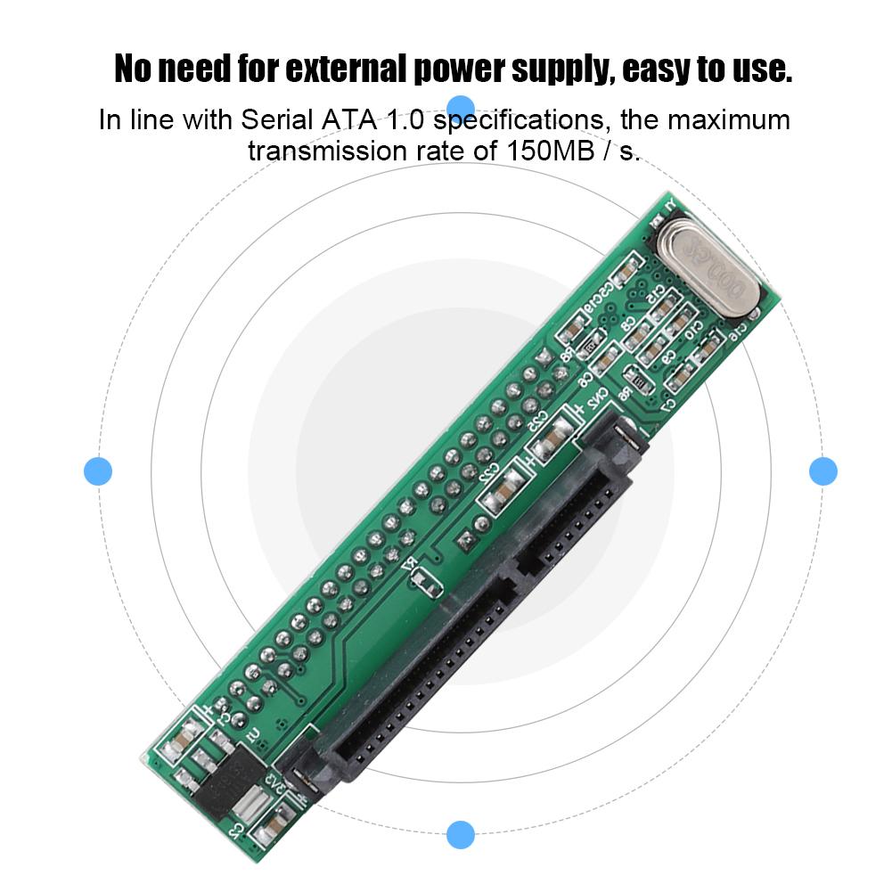 2.5  Hard Drive HDD SATA Female To IDE 44Pin Male Converter Adapter Card