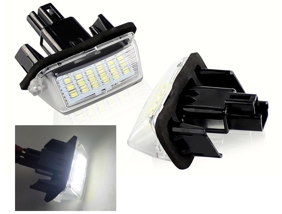 

HDG Toyota Car License Lamps LED License Lamps 18 Rounds 2 Pack Toyota Vitz белый