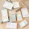 New 100Sheets/Book Cute Cartoon Non Adhesive Memo Book INS Style Tearable Non Sticky Message Notebook Handwritten Notes Notepad