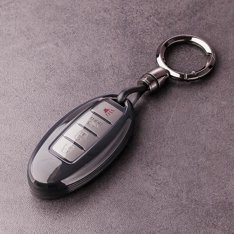 Nissan Sylphy 06-22 Key Case - Premium Smart Edition Protective Shell with 1.6L Car Buckle Chain