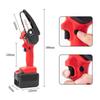 2PCS Lithium Battery Cordless Electric Pruning Saw 26V Rechargeable Mini Electric Saws Woodworking Electric Saw Garden Logging New