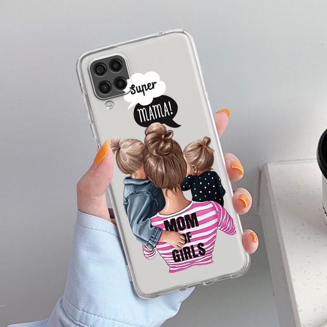 Etui do Samsung Galaxy A52 A12 A51 A71 A32 A21s A22 A53 A23 A13 A03 A02 A41 A33 A11 A72 A73 telefon Cove Super mama dziecko