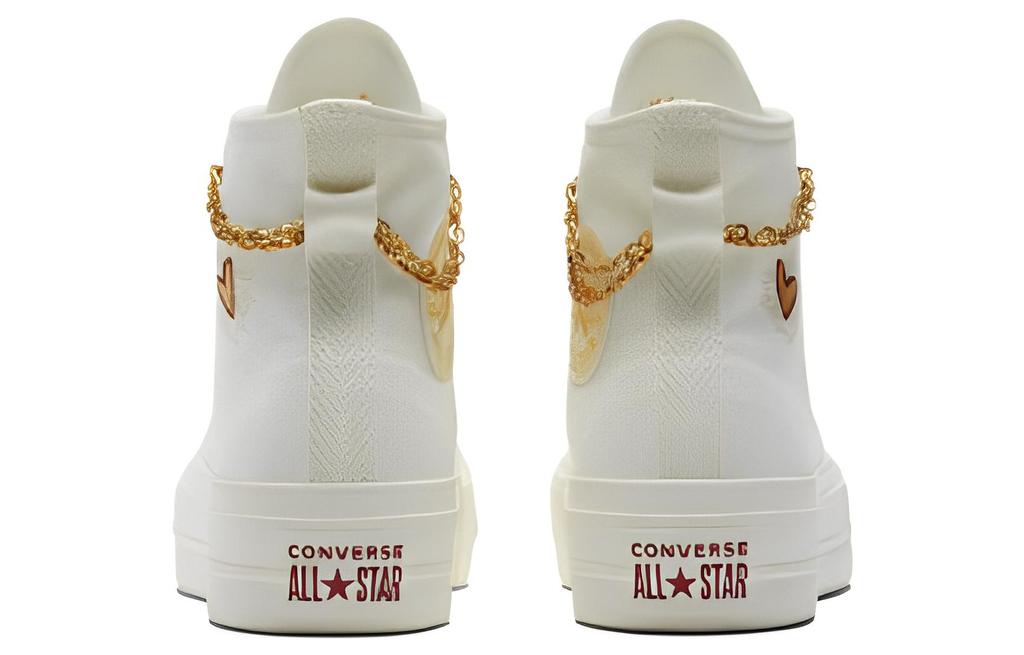 Converse Chuck Taylor All Star Platform Goldkette Secondhand Gelb Damen A04453C