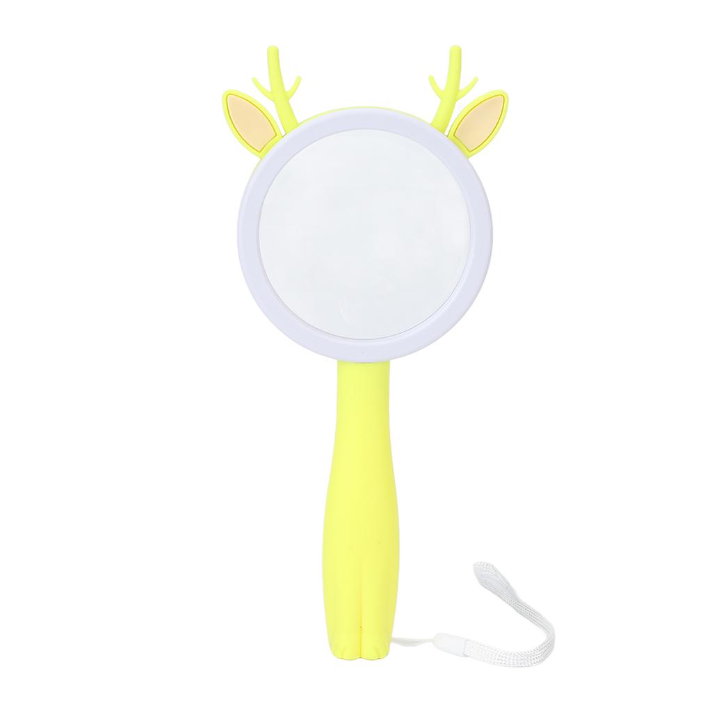 Handheld Magnifier Professional Magnifying Glass for Elder Reading Kids Science Experiment Toys Garden MaintenanceFawn
