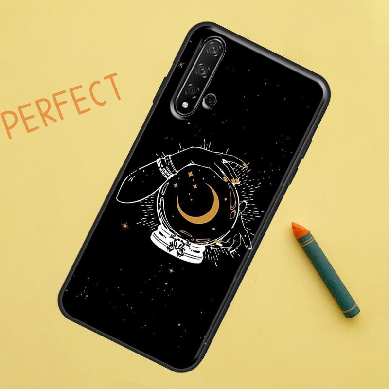 Fortune Telling Moon Stars Hands Art For Huawei Nova 5T 9 10 SE 7i 8i 11i 12i Y60 Y61 Y70 Y72 Y73 Y90 Y91 P20 P30 P40 Lite Case