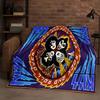 Coperta di Flanella Retro Kiss Rock Heavy Metal Band Gene Simmons, Coperta Morbida Ultra Peluche per Casa Camera da Letto Letto Divano Ufficio
