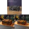 Vintage Wooden Portable Storage Box With Lid For Jewelry Collectibles And Personal Items