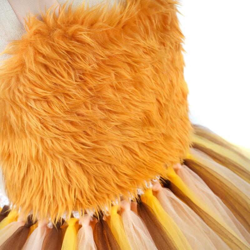 Halloween Lion Costume for Girls - Versatile, Playful, and Adorable Party Dress for Children's Stage Performances Animal Costume