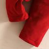 Cozy Autumn/Winter Baby Girl Fashion Set: High Collar Long Sleeve Top & Lace Pants