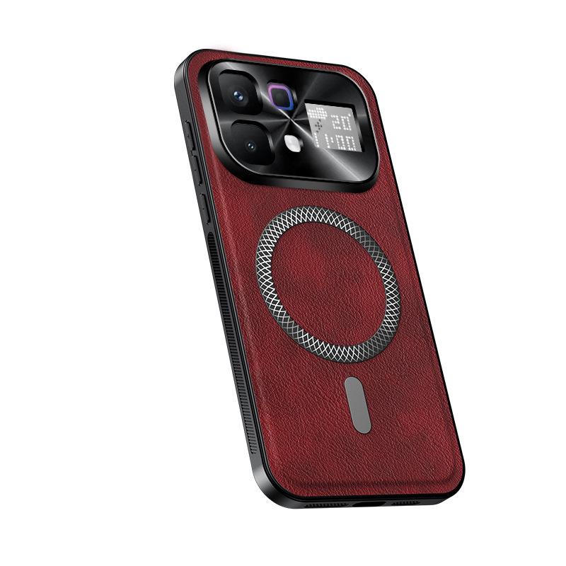 Compatible with Transsion Lnfinix Note60Pro Metal Lens Magnetic Phone Case, Lnfinix HOT70 Set