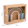 Colorful Four-Row Abacus for Early Math Learning and Teaching Aids