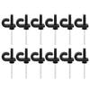 Dugout Plastic J Shape Hook Tail Deck Elastic Rope Hanging Buckle Aluminium Rivet Set
