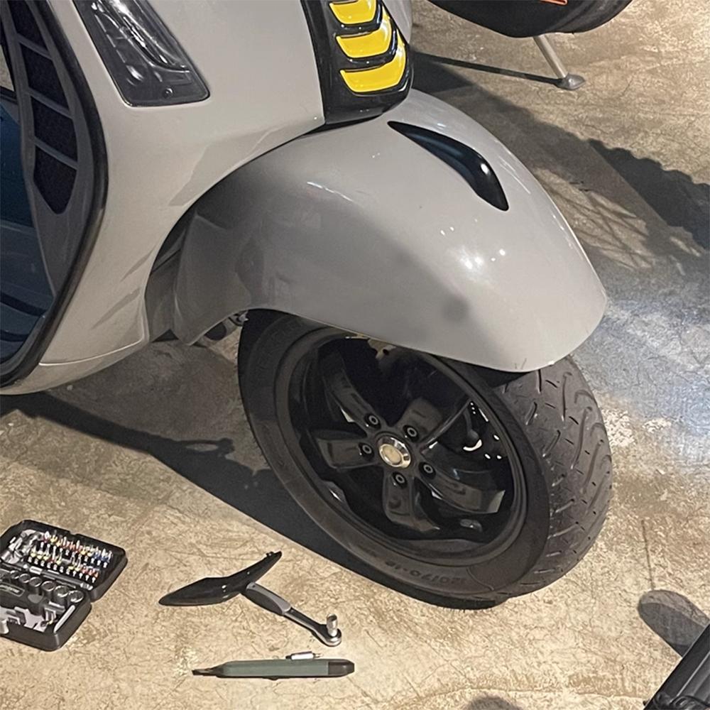Für Vespa GTS300 GTS250 GTS 300 250 GTV 2013 - 2022 Motorradzubehör Frontkotflügel Schmutzfänger Nase Schnabel Dekorabdeckung Kappe