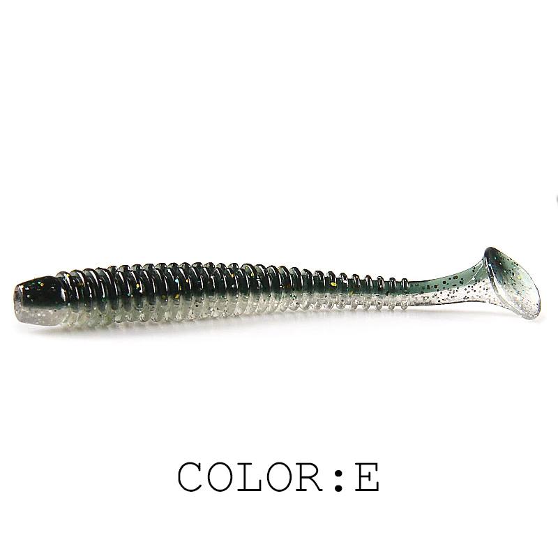 2025 HOT Impact Ring Shad Fishing Lure Soft 63mm 80mm 97mm Plastics Baits Swimbait Jigging LureBait perch Lures