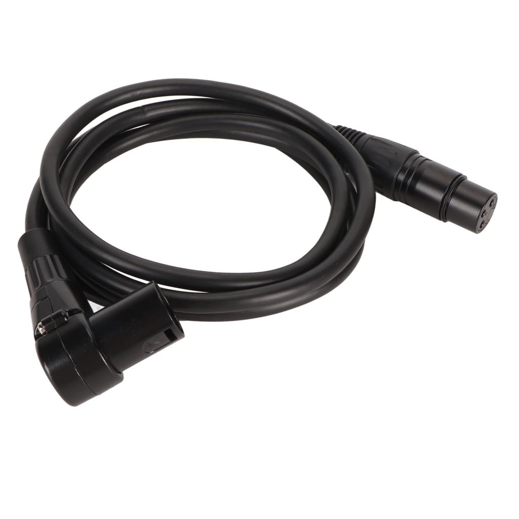 XLR Winkelstecker männlich auf weiblich Mikrofonkabel 3-polig versilbert OFC-Leiter XLR Mikrofon